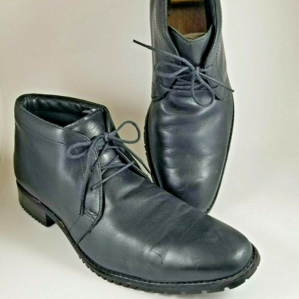 Cole Haan Nike Air Mens Black Half Boot Waterproof